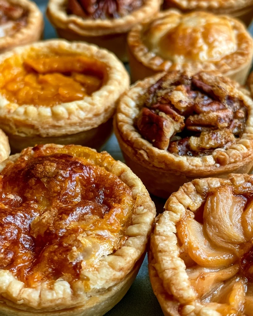 Mini Thanksgiving Pie Sampler