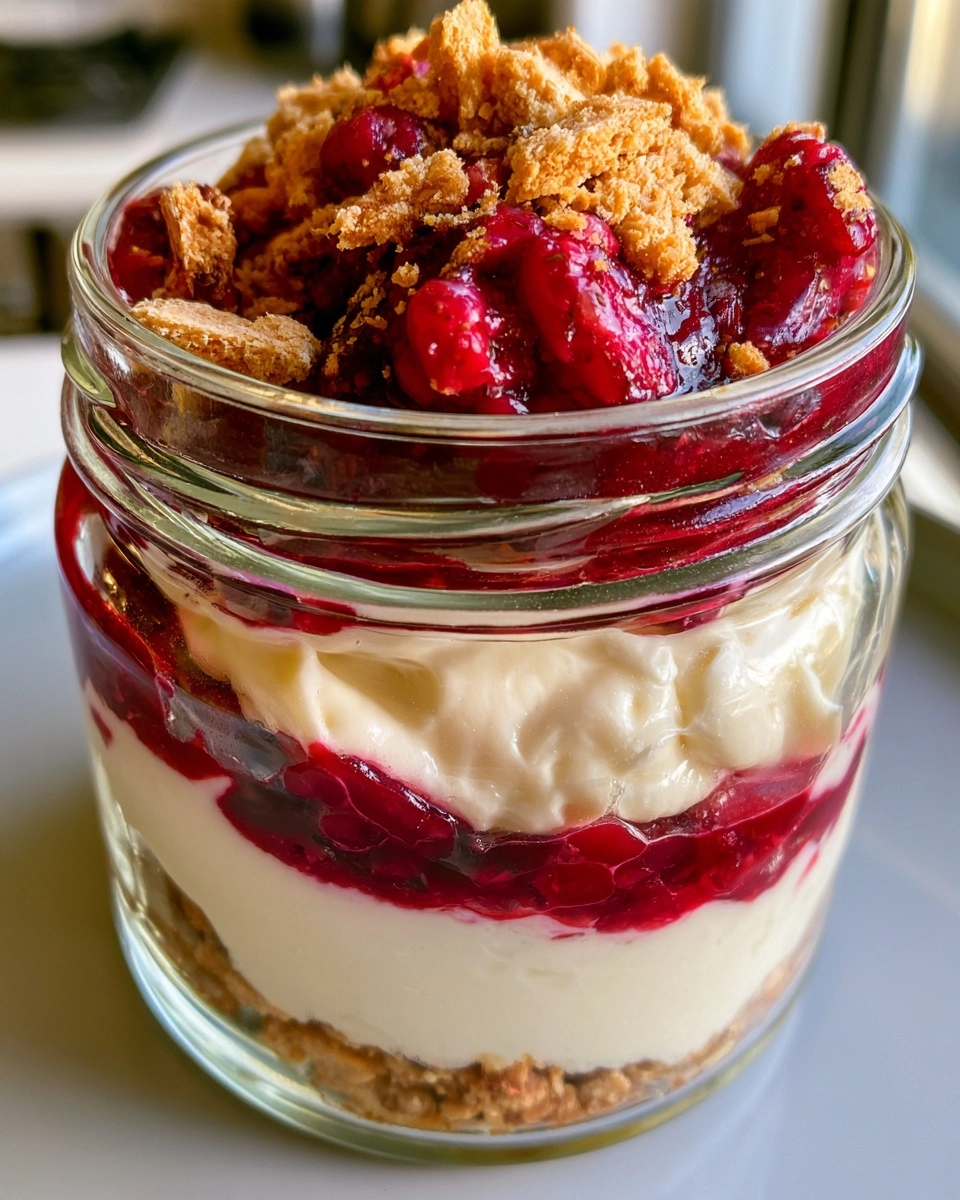 No Bake Greek Yogurt Cheesecake Jars