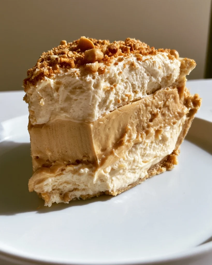 No Bake Peanut Butter Pie