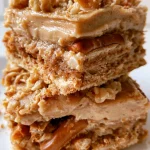 No Bake Peanut Butter Pretzel Bars