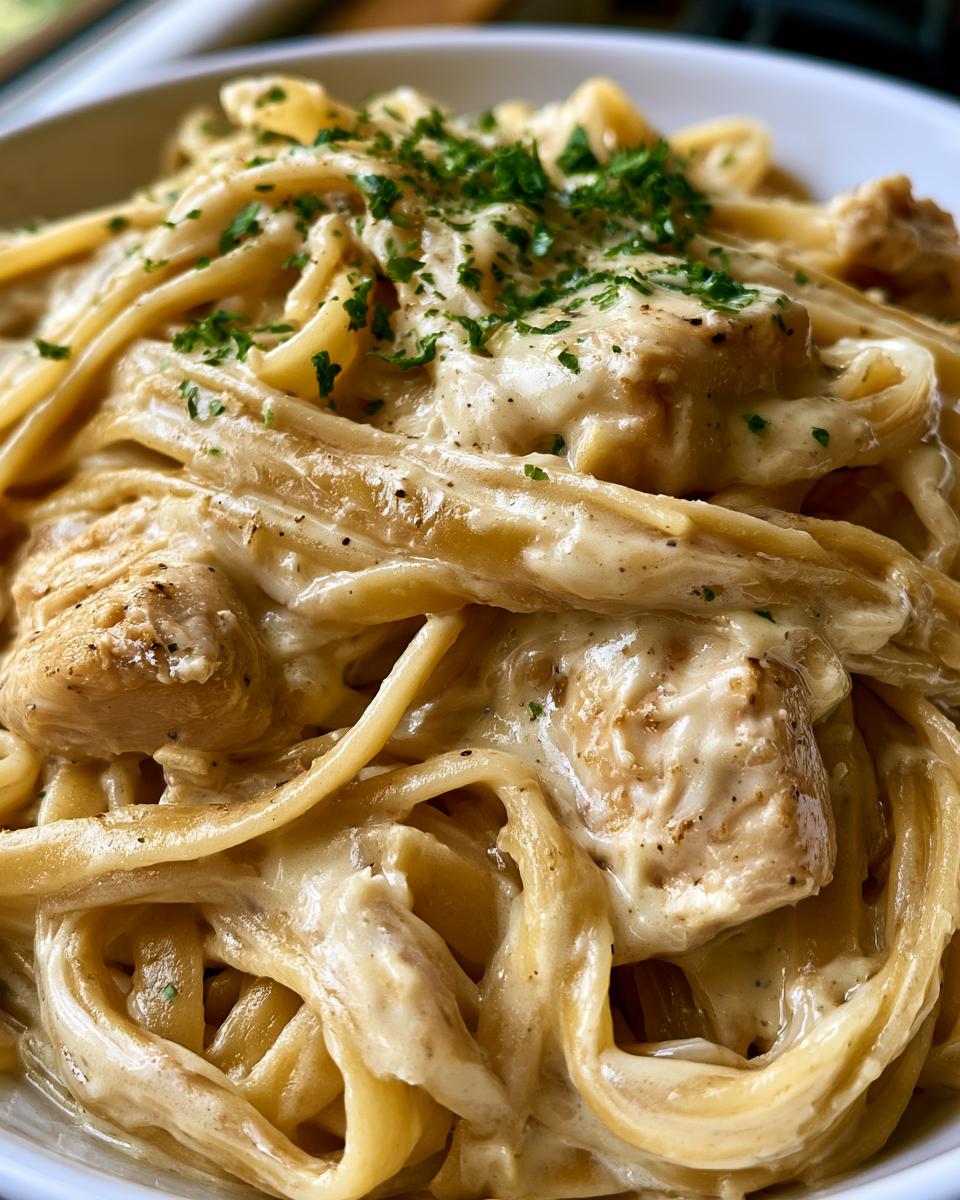 One Pot Chicken Alfredo