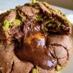 Pistachio Chocolate Lava Cookies