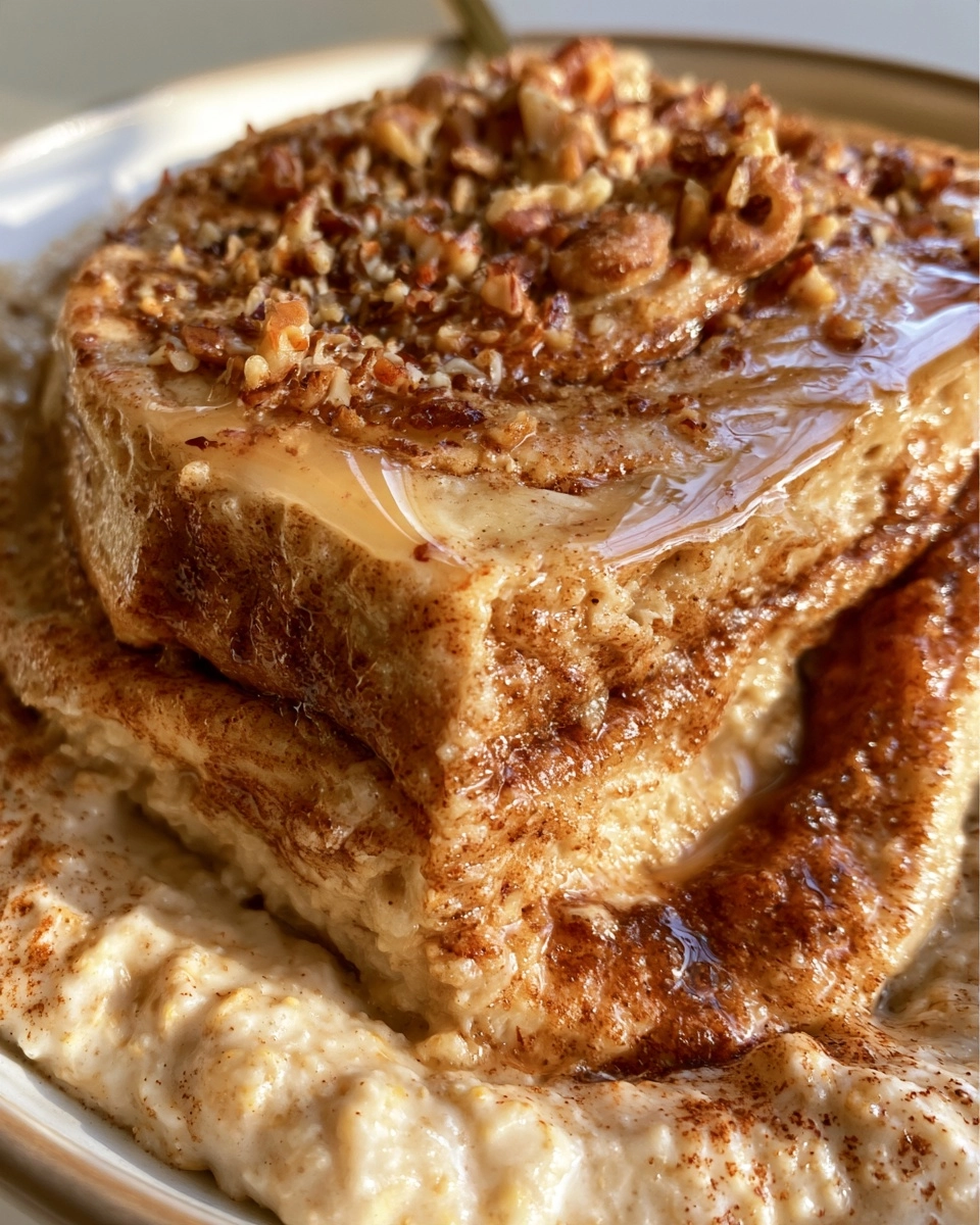 Protein Cinnamon Roll Overnight Oats