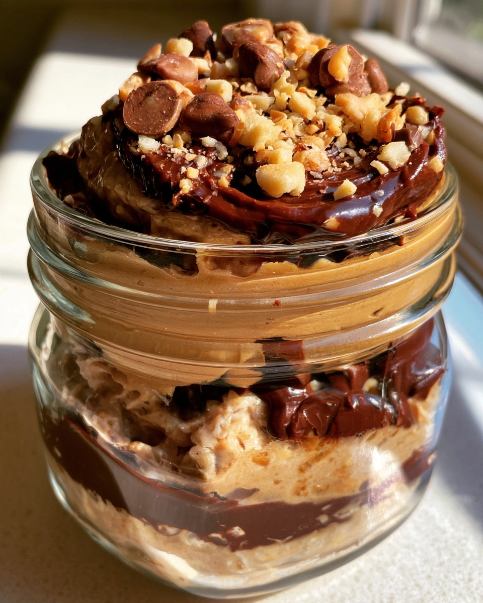 Protein Peanut Butter Cup Overnight Oats