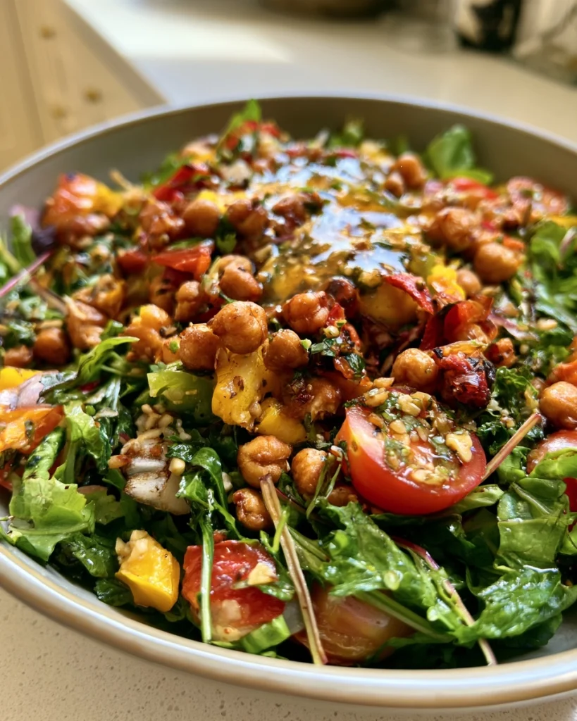 Roasted Chickpea Salad