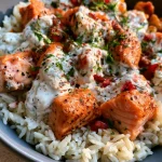 Salmon Rice Bowl with Spicy Yogurt Sauce