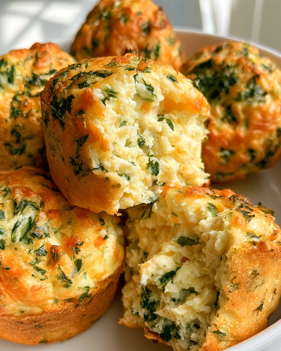 Savory Cottage Cheese Breakfast Muffins