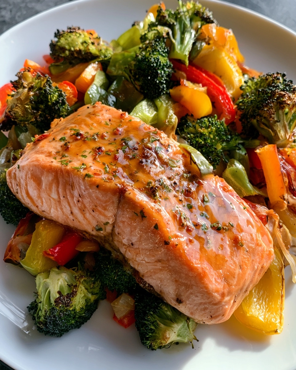 Sheet Pan Salmon and Vegetables
