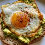 Simple Avocado Egg Toast