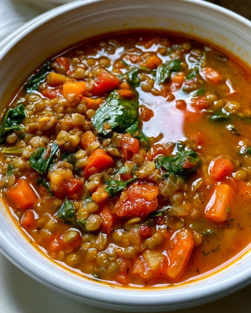 Simple Lentil Vegetable Soup