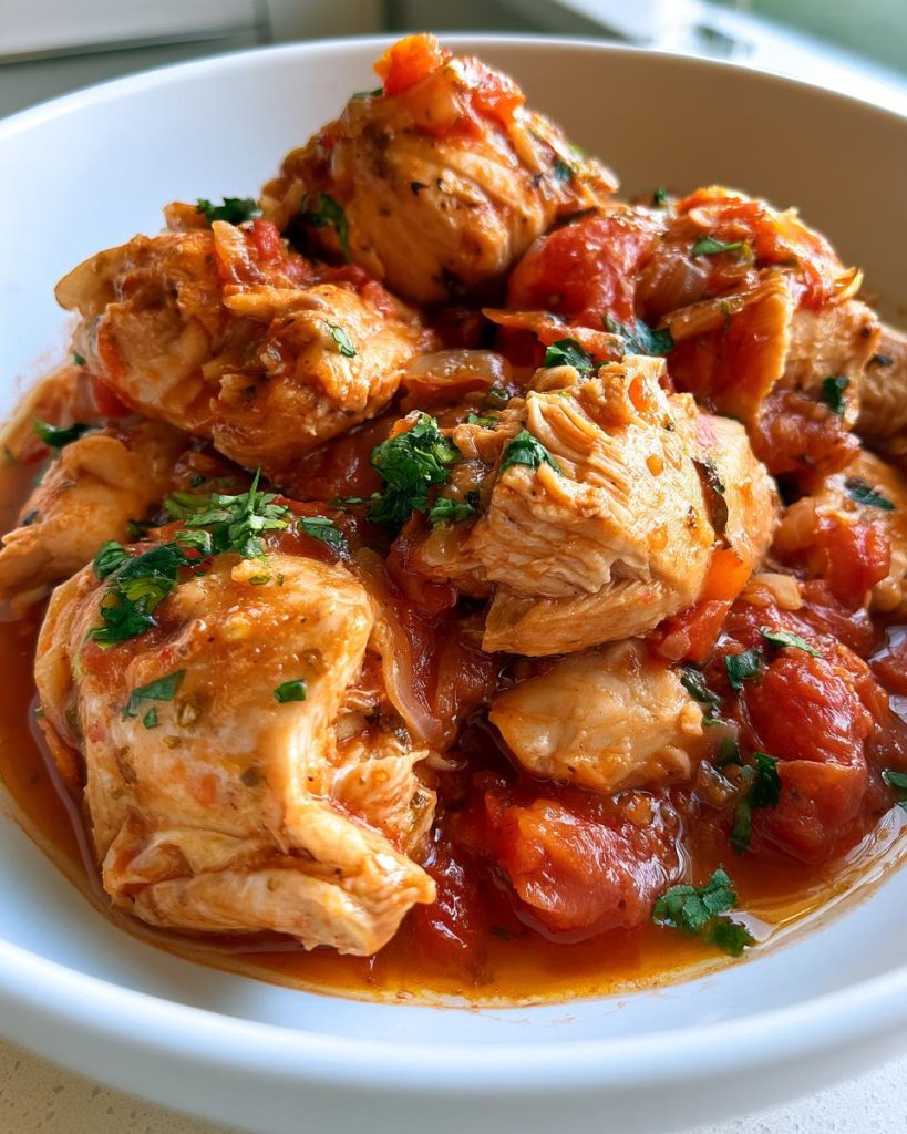 Slow Cooker Salsa Chicken