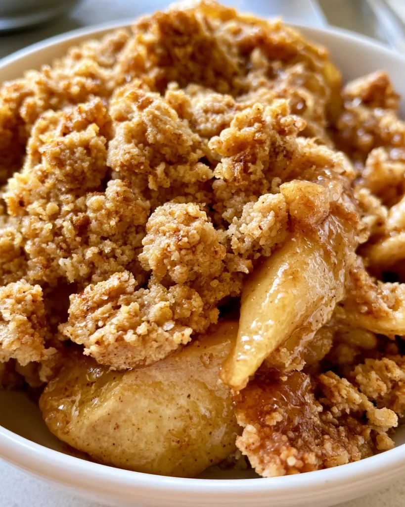 Small Batch Air Fryer Apple Crisp