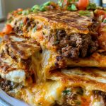 Smash Burger Quesadillas
