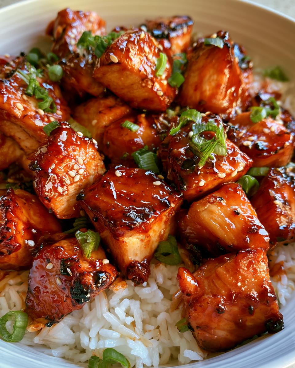 Sticky Korean BBQ Chicken Bowls