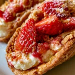 Strawberry Crunch Cheesecake Tacos
