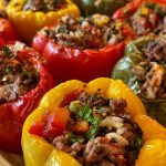 Stuffed Bell Peppers with Beef