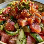 Tuna Poke Bowl with Cucumber