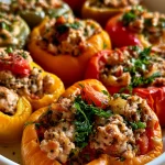 Turkey Stuffed Bell Peppers
