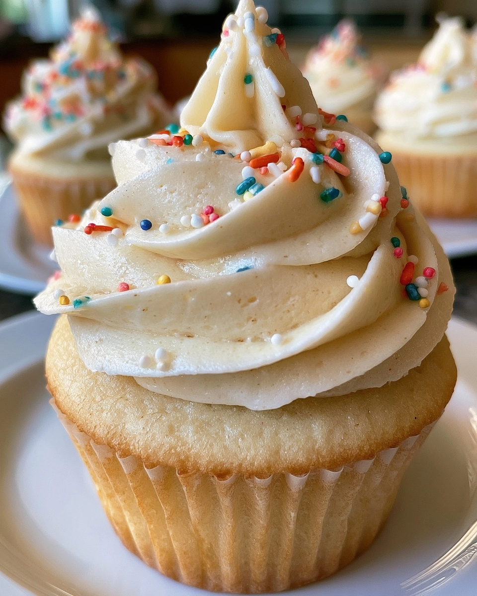 Vanilla Cupcakes with Buttercream